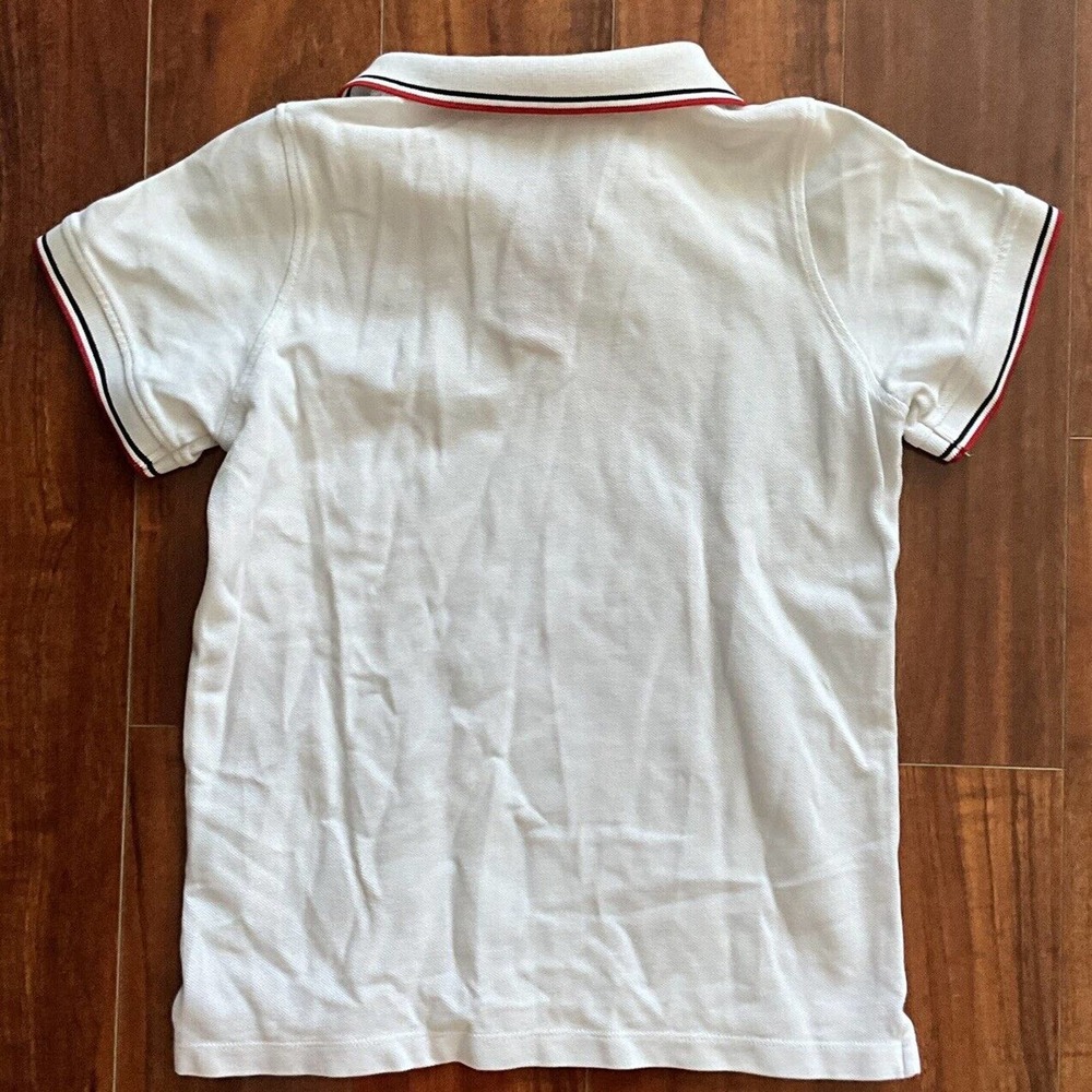 CAROLINA HERRERA Kids Boys White Short Sleeve Polo Size 12 - Picture 3 of 4